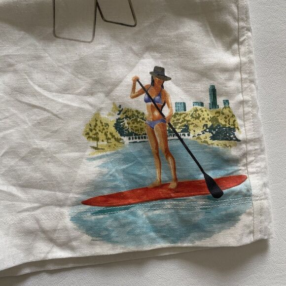 ACL Austin City Limits Music Fest‎ Women’s XL Linen Cotton Board Shorts - Picture 4 of 11